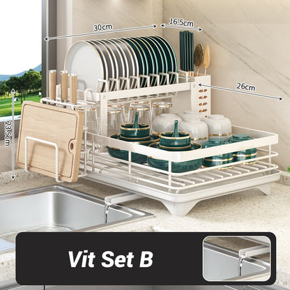 Foldable Over Sink Dish Drying Rack