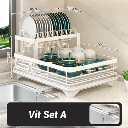 Foldable Over Sink Dish Drying Rack