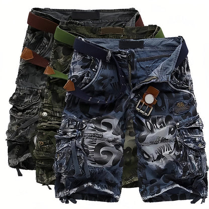 Men's Multi-Pocket Cargo Shorts