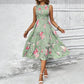 Women’s Sleeveless Floral Print Casual Dress