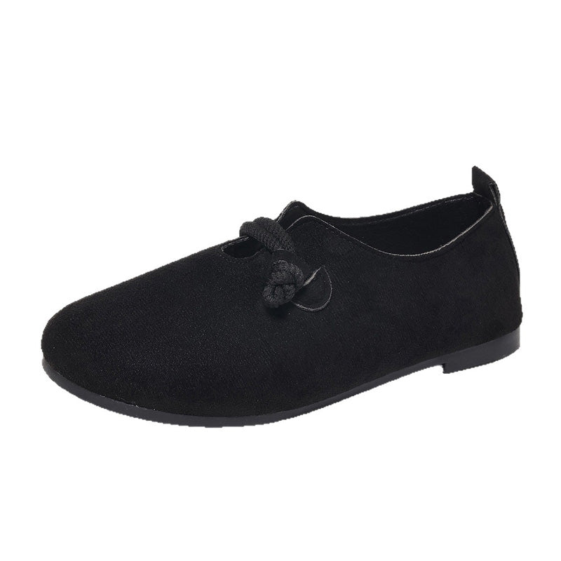 Comfortable Slip-On Faux Suede Flats