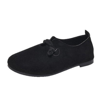 Comfortable Slip-On Faux Suede Flats