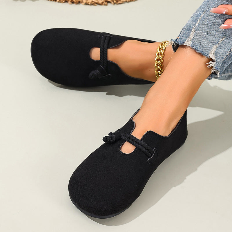 Comfortable Slip-On Faux Suede Flats
