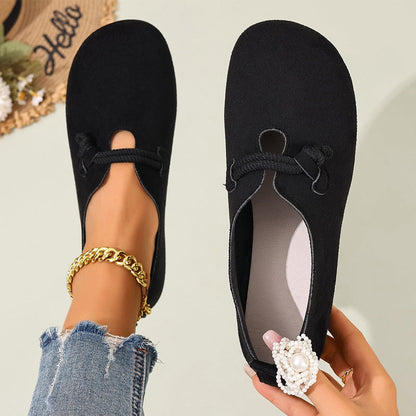 Comfortable Slip-On Faux Suede Flats