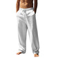 Men's Casual Drawstring Pants with Pockets