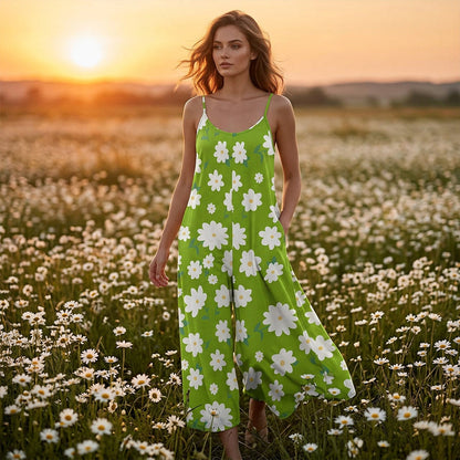📢📢50% OFF !! ⏰Women's Floral Print Wide Leg Jumpsuit