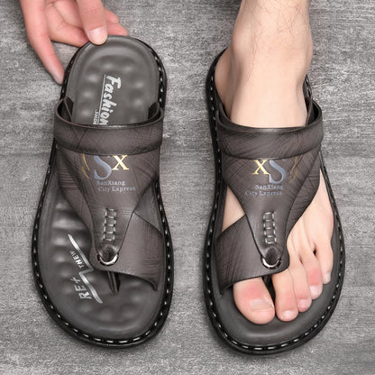 📢📢50% OFF !!⏰Breathable Soft Leather Outdoor Sandals for Men in Plus Sizes