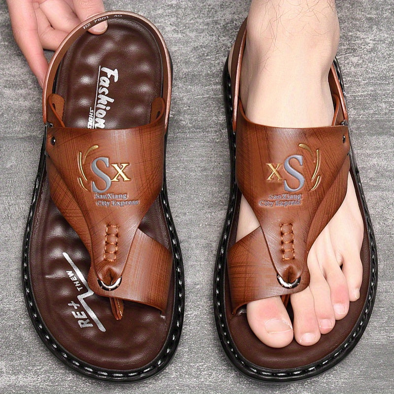 📢📢50% OFF !!⏰Breathable Soft Leather Outdoor Sandals for Men in Plus Sizes