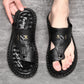 📢📢50% OFF !!⏰Breathable Soft Leather Outdoor Sandals for Men in Plus Sizes