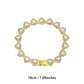 🥳2026 New Style🥳💞50K+ SOLD!💥50% OFF! 🔥Sparkling Heart Statement Chain Necklace – Rhinestone, Gold/Silver, Adjustable Length – Perfect Gift 💖