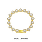 🥳2026 New Style🥳💞50K+ SOLD!💥50% OFF! 🔥Sparkling Heart Statement Chain Necklace – Rhinestone, Gold/Silver, Adjustable Length – Perfect Gift 💖