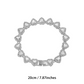 🥳2026 New Style🥳💞50K+ SOLD!💥50% OFF! 🔥Sparkling Heart Statement Chain Necklace – Rhinestone, Gold/Silver, Adjustable Length – Perfect Gift 💖