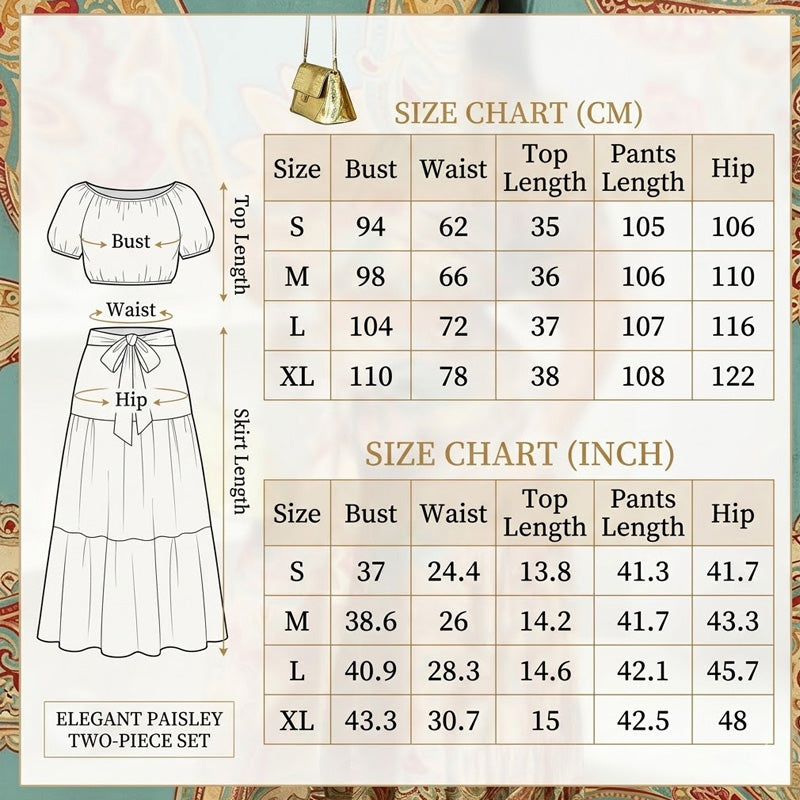 💐50% OFF🎀Puff Sleeve Top – Off-Shoulder & Elastic Waist Pants🌸