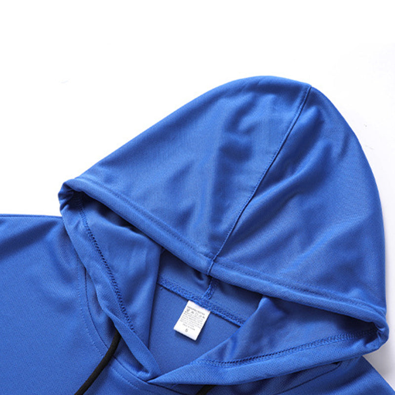 Men's Casual Quick-Dry T-Shirt Hoodie