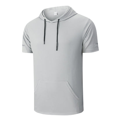 Men's Casual Quick-Dry T-Shirt Hoodie