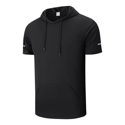 Men's Casual Quick-Dry T-Shirt Hoodie
