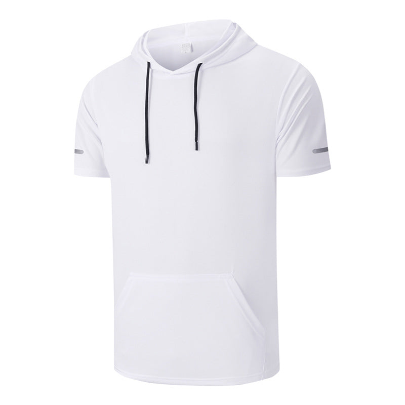 Men's Casual Quick-Dry T-Shirt Hoodie