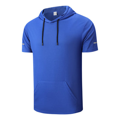 Men's Casual Quick-Dry T-Shirt Hoodie