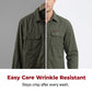 🔥Men's Long Sleeve Cotton Workwear Shirt