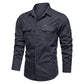 🔥Men's Long Sleeve Cotton Workwear Shirt