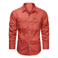 🔥Men's Long Sleeve Cotton Workwear Shirt