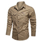 🔥Men's Long Sleeve Cotton Workwear Shirt
