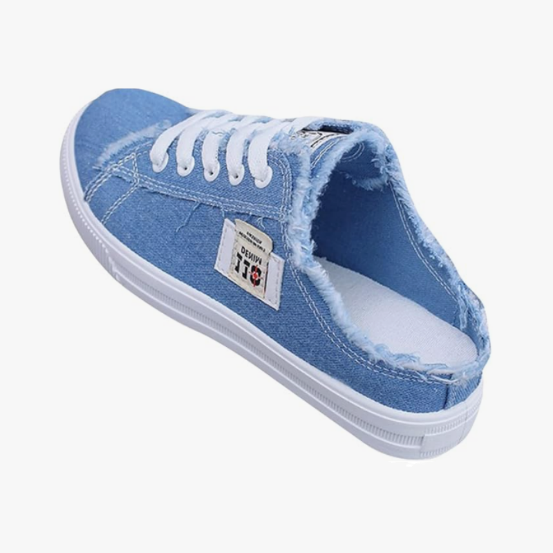 Women's Denim Mule Sneakers