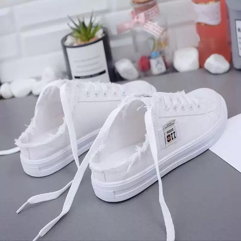 Women's Denim Mule Sneakers