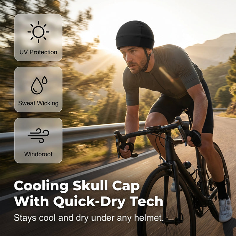 Breathable Sports Skull Cap for Cycling & Running