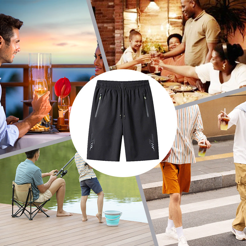 Men’s Cooling Airy Quick-Dry Athletic Shorts