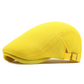 Breathable Flat Cap with Adjustable Strap