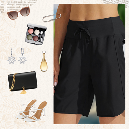 Women's High-Waisted Quick-Dry Athletic Shorts