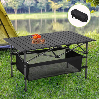 🎉New arrival 50% OFF!🏕️Carbon Steel Folding Camping Table｜Quick Setup Portable Outdoor Picnic Table ✨