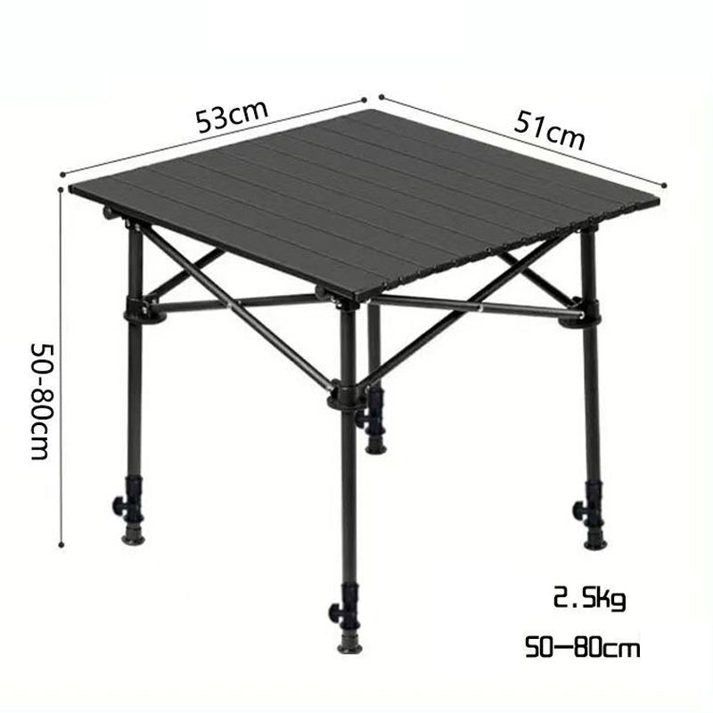 🎉New arrival 50% OFF!🏕️Carbon Steel Folding Camping Table｜Quick Setup Portable Outdoor Picnic Table ✨