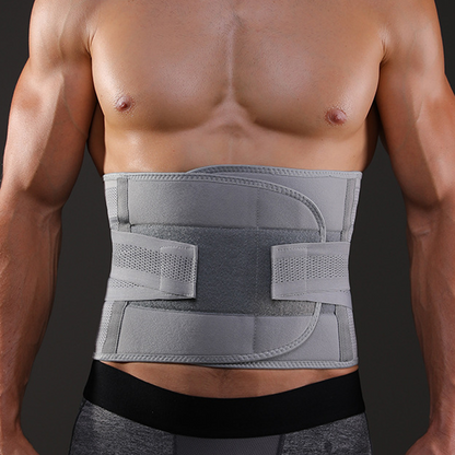 Dual-Strap Compression Back Brace with Removable Support Stays