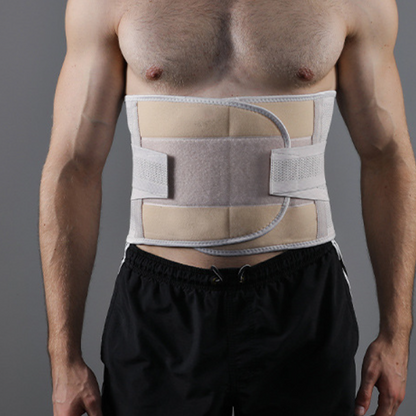Dual-Strap Compression Back Brace with Removable Support Stays