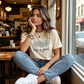 "Life is Good" Daisy Graphic T-Shirt