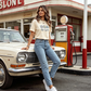 "Life is Good" Daisy Graphic T-Shirt