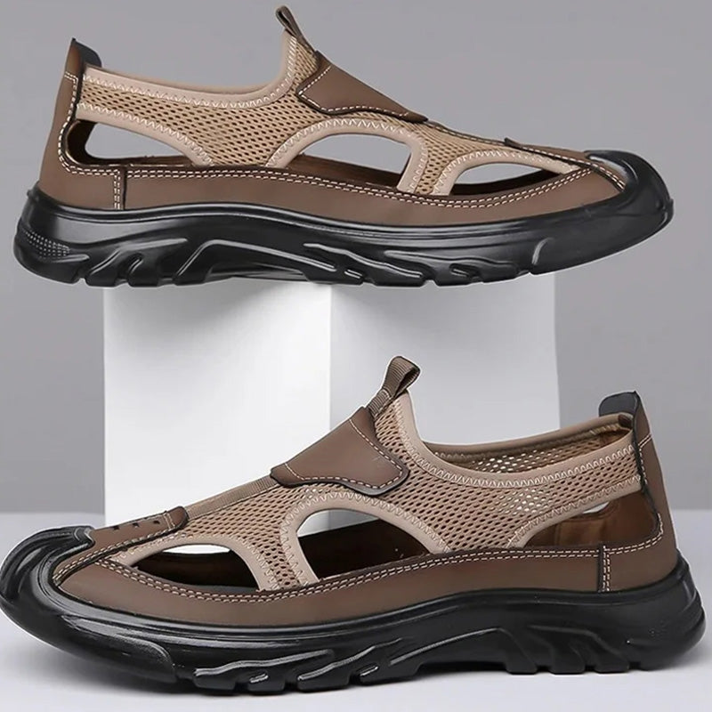 Mesh Hollow Lightweight Soft Sole Sandals