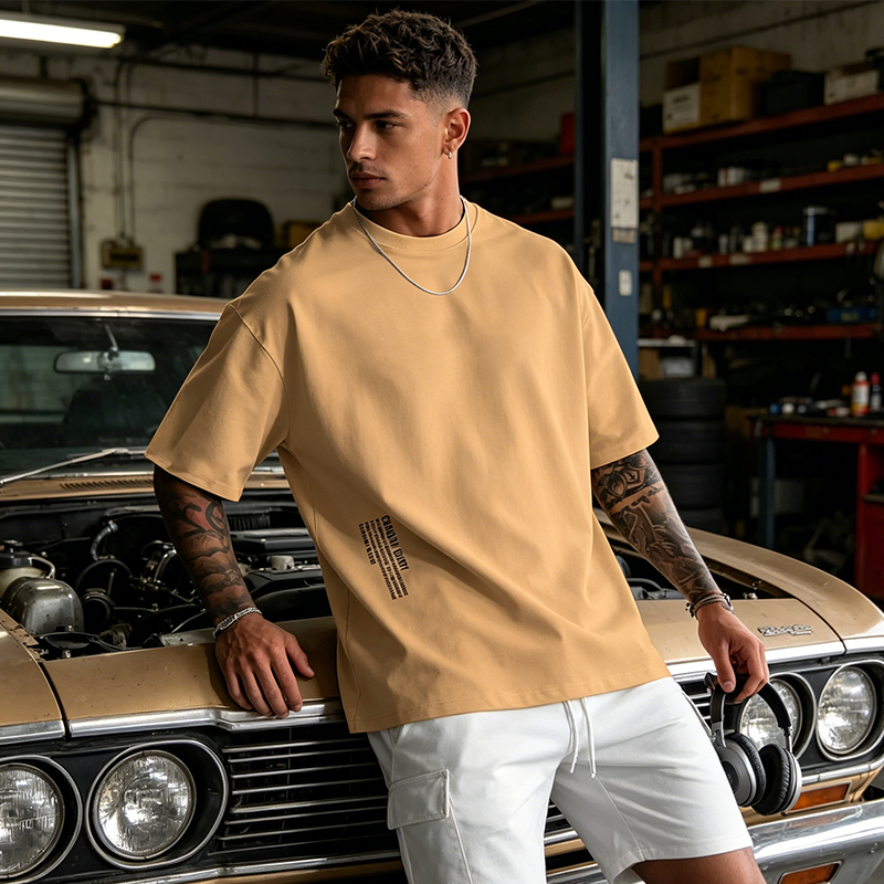 Men's Urban Style Loose Fit Short Sleeve Shirt
