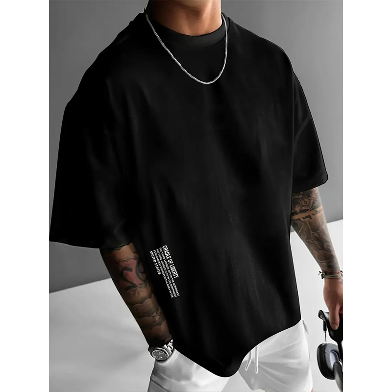 Men's Urban Style Loose Fit Short Sleeve Shirt