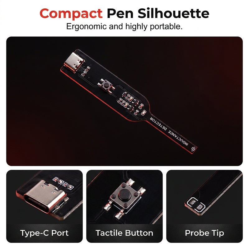 USB-C Inductance Detector Pen for Mainboard Repair
