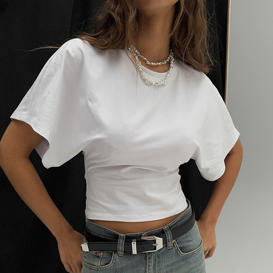 ✨Women's Summer Chic Fitted Waist Tee