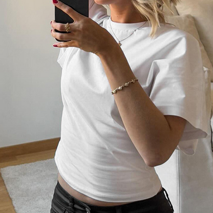 ✨Women's Summer Chic Fitted Waist Tee