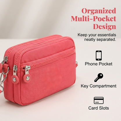 Lightweight Nylon Crossbody Phone Bag