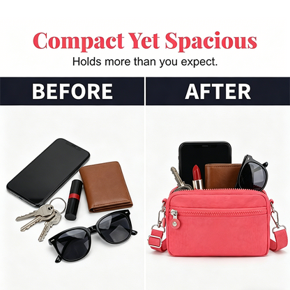 Lightweight Nylon Crossbody Phone Bag