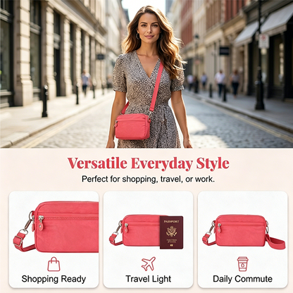 Lightweight Nylon Crossbody Phone Bag