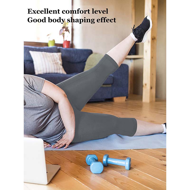 Women's High Waist Capri Leggings with Pockets