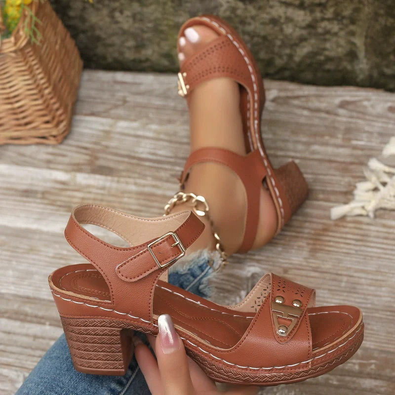 Women's Chunky Heel Sandals