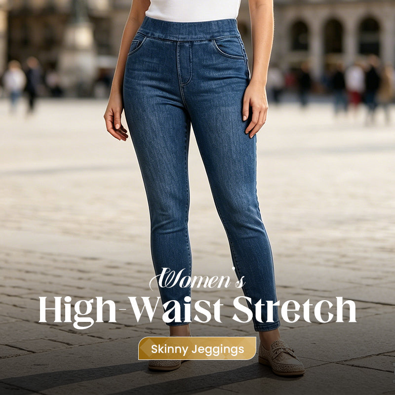 Women's High-Waist Stretch Skinny Jeggings